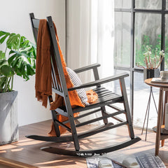 Outdoor Rocking Chair - Solid Wood American Style